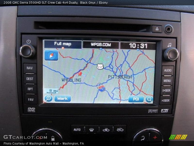 Navigation of 2008 Sierra 3500HD SLT Crew Cab 4x4 Dually