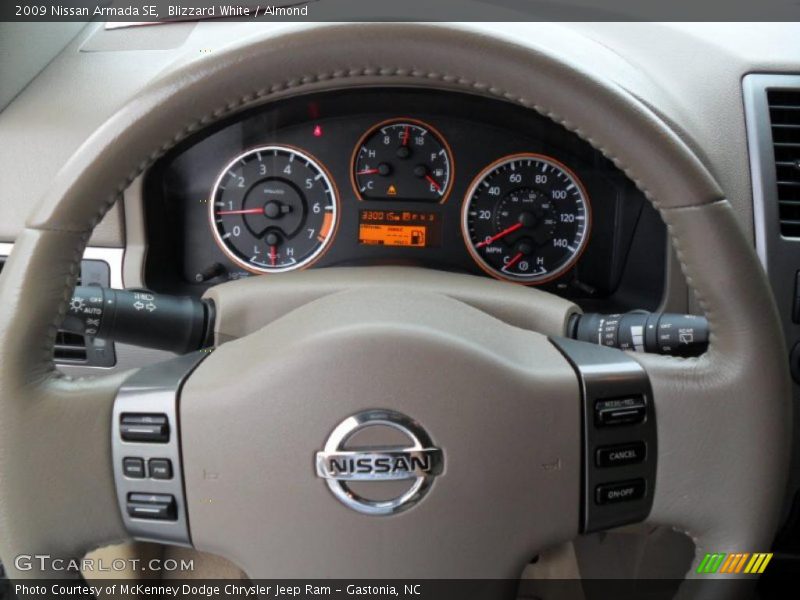 Controls of 2009 Armada SE