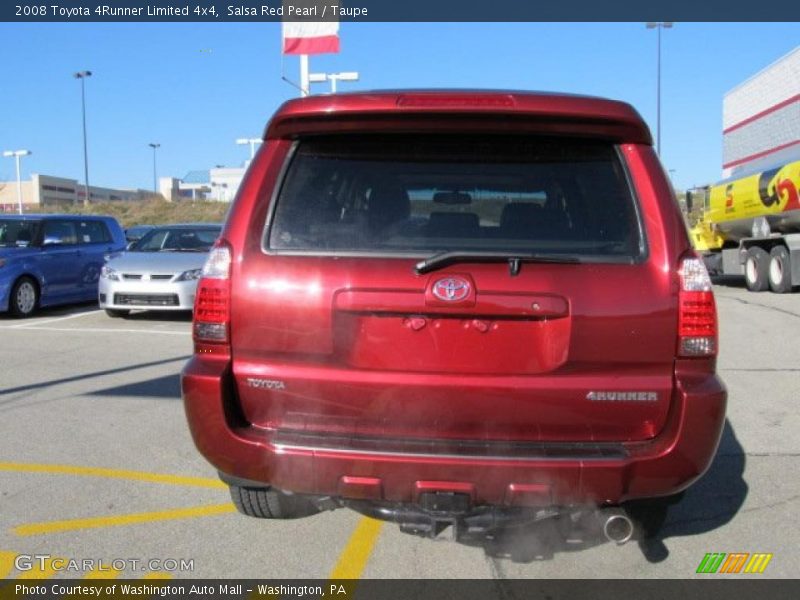 Salsa Red Pearl / Taupe 2008 Toyota 4Runner Limited 4x4