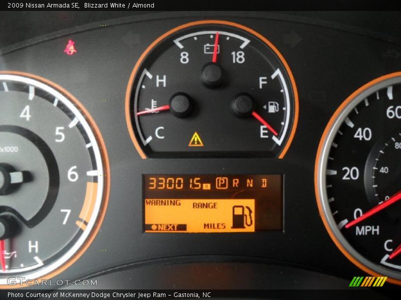 Blizzard White / Almond 2009 Nissan Armada SE