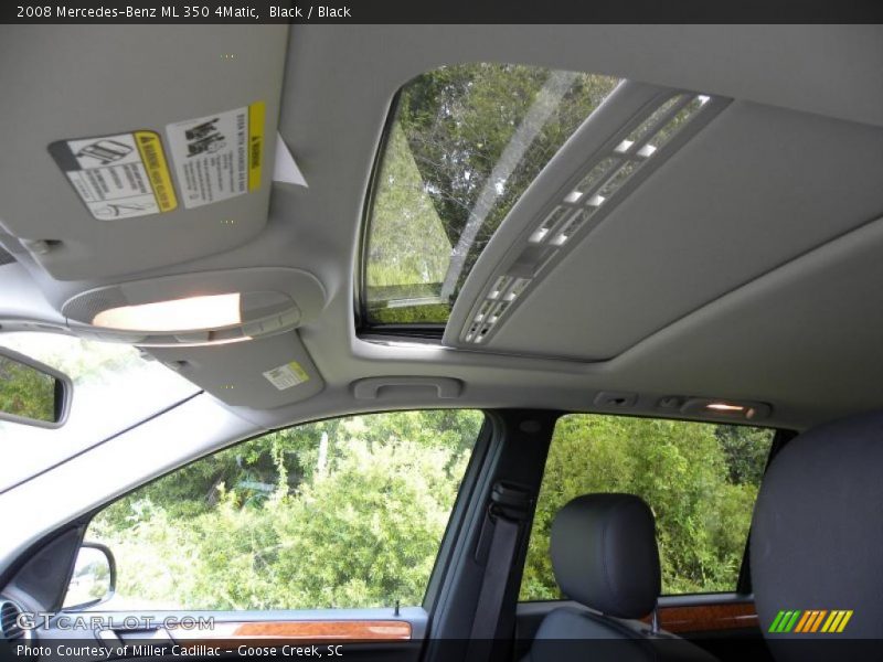 Black / Black 2008 Mercedes-Benz ML 350 4Matic