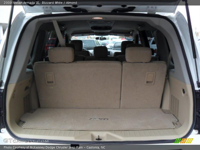  2009 Armada SE Trunk