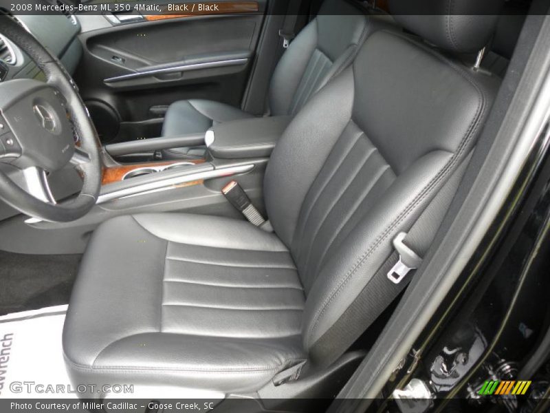 Black / Black 2008 Mercedes-Benz ML 350 4Matic