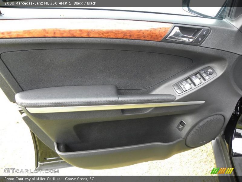 Black / Black 2008 Mercedes-Benz ML 350 4Matic