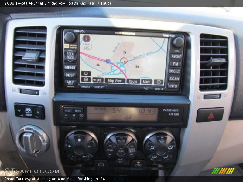 Navigation of 2008 4Runner Limited 4x4