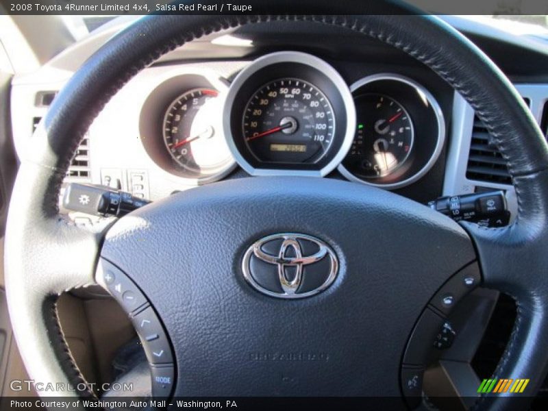 Salsa Red Pearl / Taupe 2008 Toyota 4Runner Limited 4x4