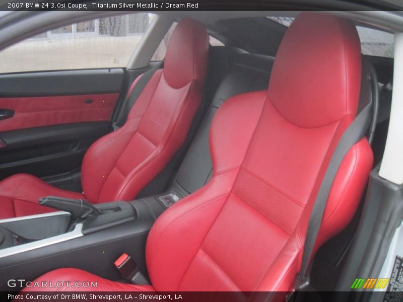  2007 Z4 3.0si Coupe Dream Red Interior