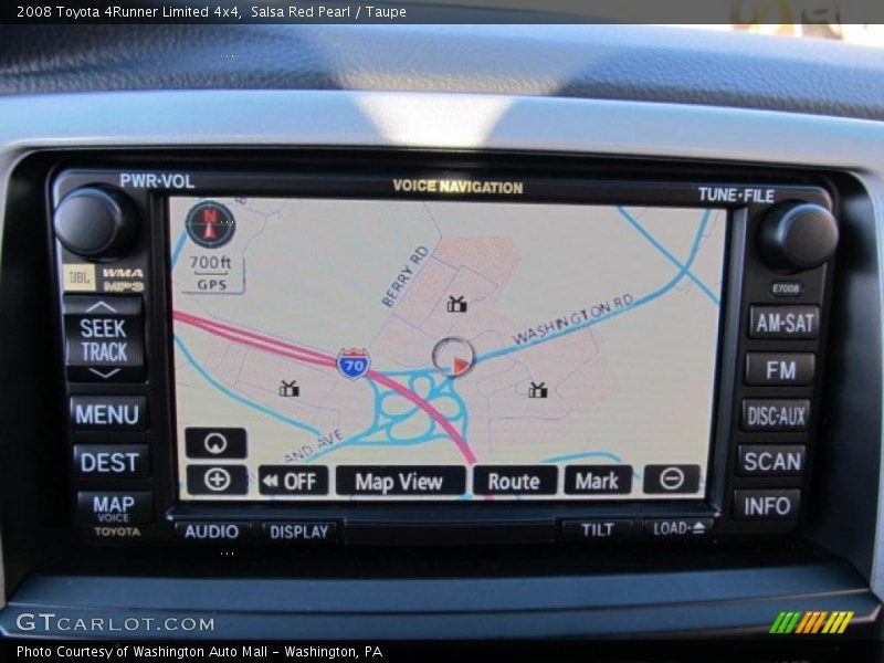 Navigation of 2008 4Runner Limited 4x4