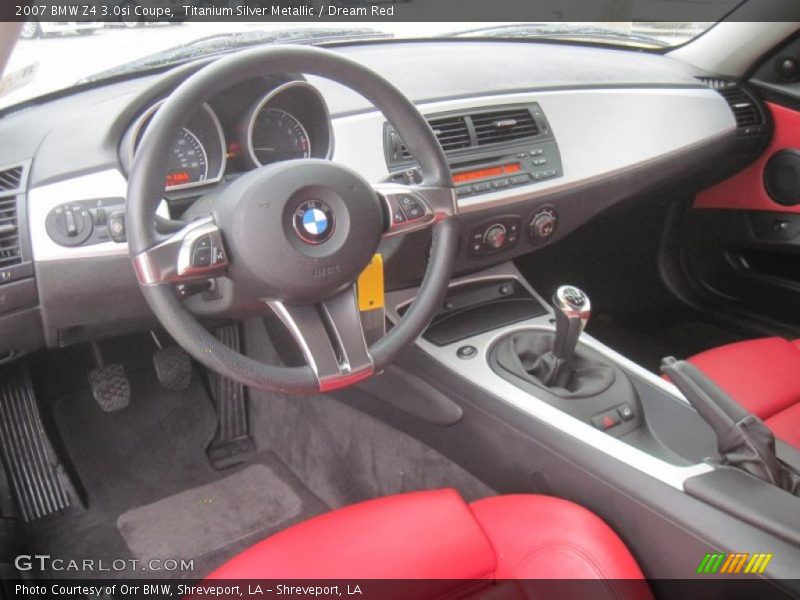 Dream Red Interior - 2007 Z4 3.0si Coupe 