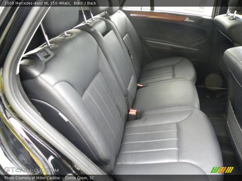 Black / Black 2008 Mercedes-Benz ML 350 4Matic
