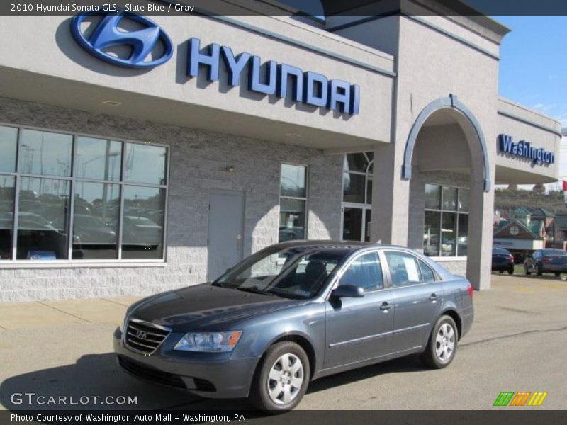 Slate Blue / Gray 2010 Hyundai Sonata GLS