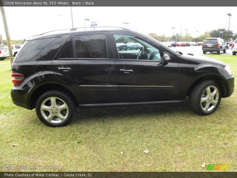 Black / Black 2008 Mercedes-Benz ML 350 4Matic