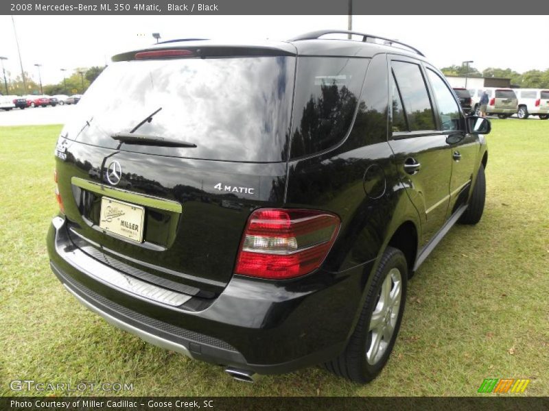 Black / Black 2008 Mercedes-Benz ML 350 4Matic