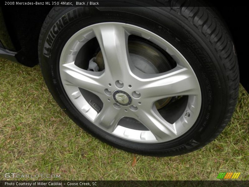 Black / Black 2008 Mercedes-Benz ML 350 4Matic