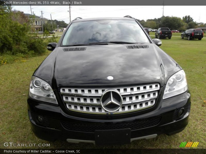 Black / Black 2008 Mercedes-Benz ML 350 4Matic