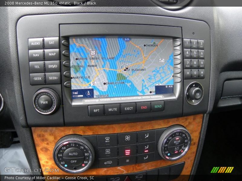 Black / Black 2008 Mercedes-Benz ML 350 4Matic