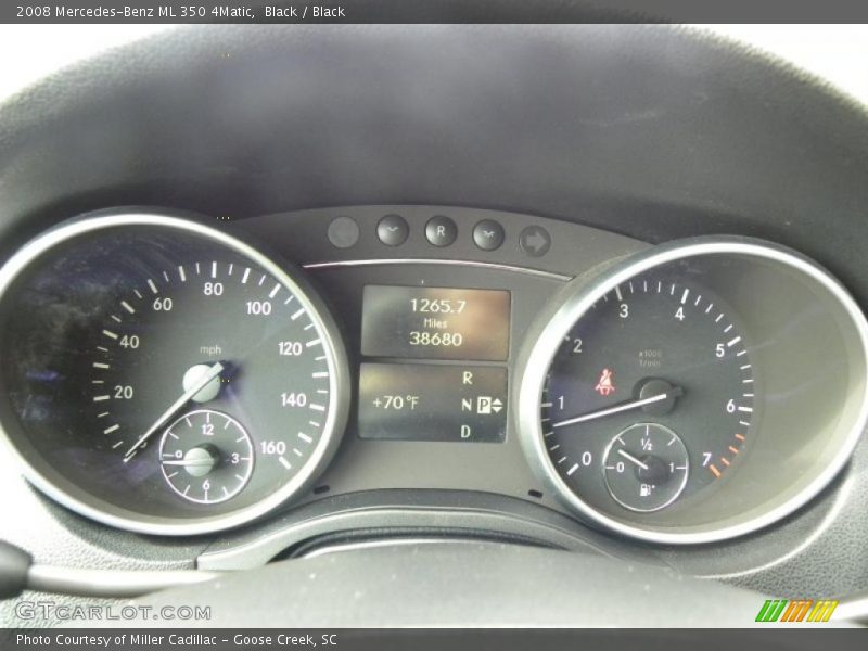 Black / Black 2008 Mercedes-Benz ML 350 4Matic