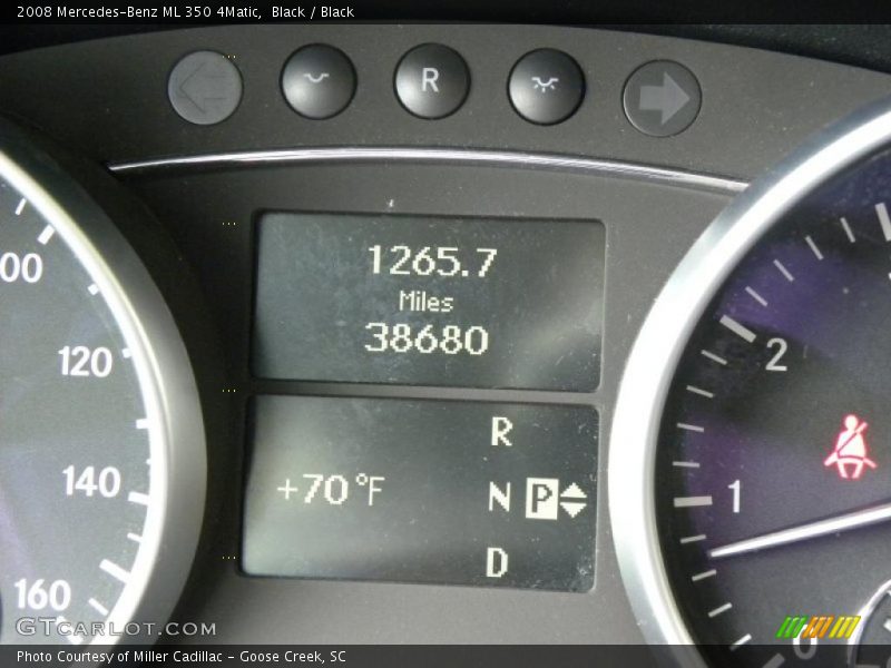 Black / Black 2008 Mercedes-Benz ML 350 4Matic