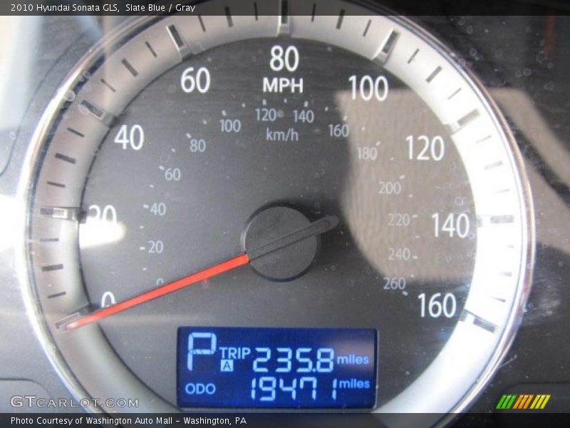 Slate Blue / Gray 2010 Hyundai Sonata GLS