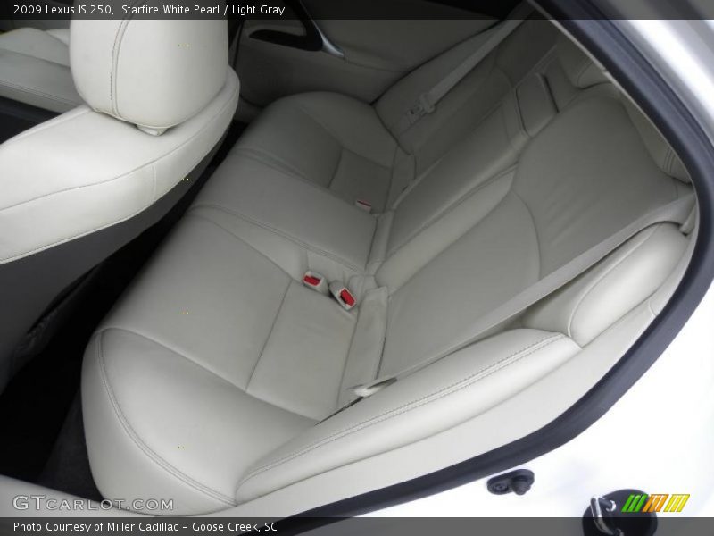 Starfire White Pearl / Light Gray 2009 Lexus IS 250