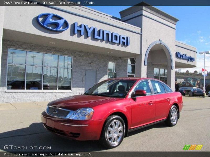 Redfire Metallic / Shale 2007 Ford Five Hundred SEL AWD