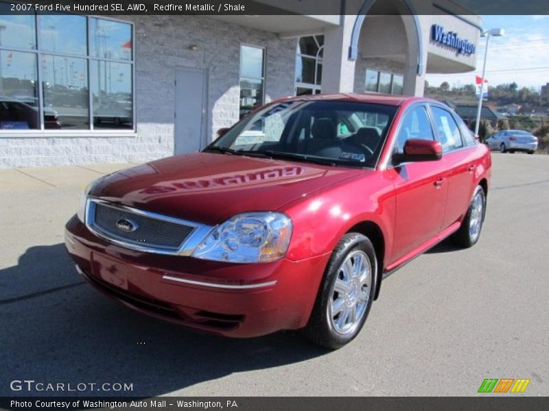 Redfire Metallic / Shale 2007 Ford Five Hundred SEL AWD
