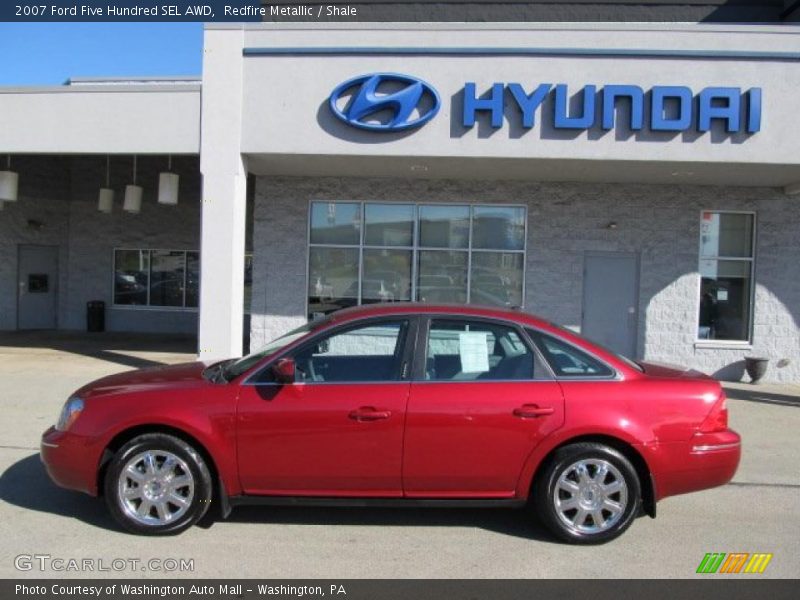 Redfire Metallic / Shale 2007 Ford Five Hundred SEL AWD