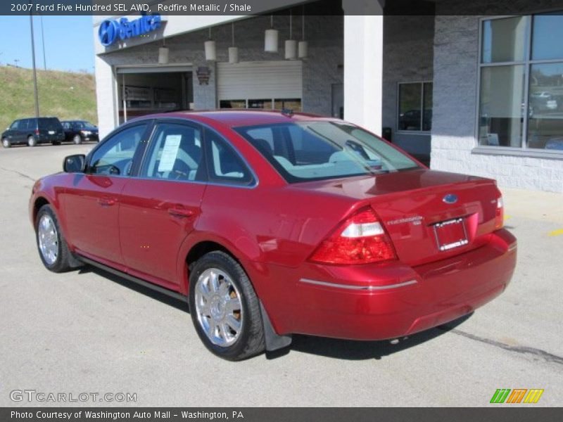 Redfire Metallic / Shale 2007 Ford Five Hundred SEL AWD
