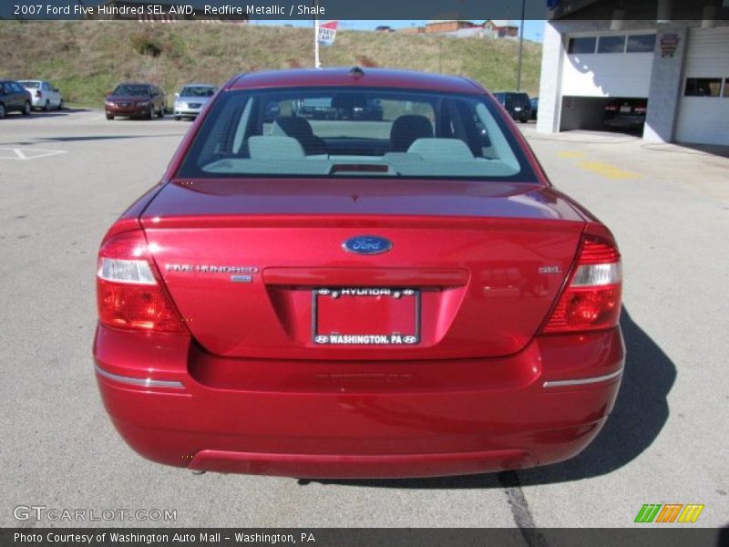 Redfire Metallic / Shale 2007 Ford Five Hundred SEL AWD