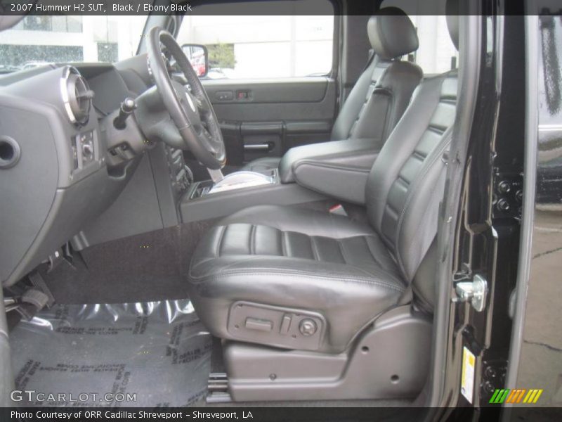  2007 H2 SUT Ebony Black Interior