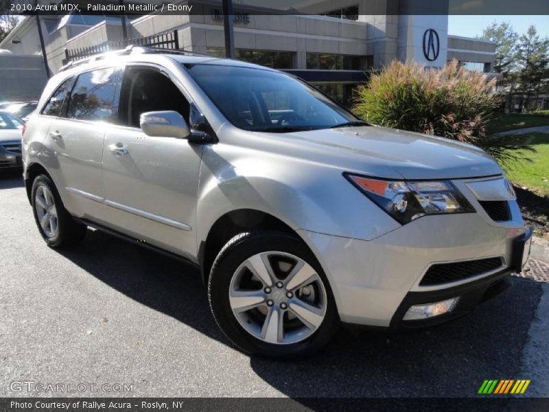 Palladium Metallic / Ebony 2010 Acura MDX