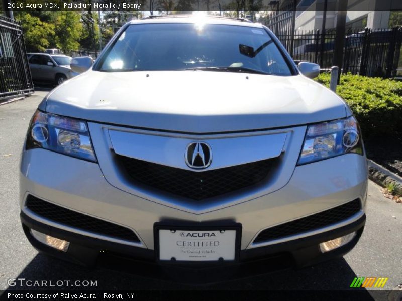 Palladium Metallic / Ebony 2010 Acura MDX