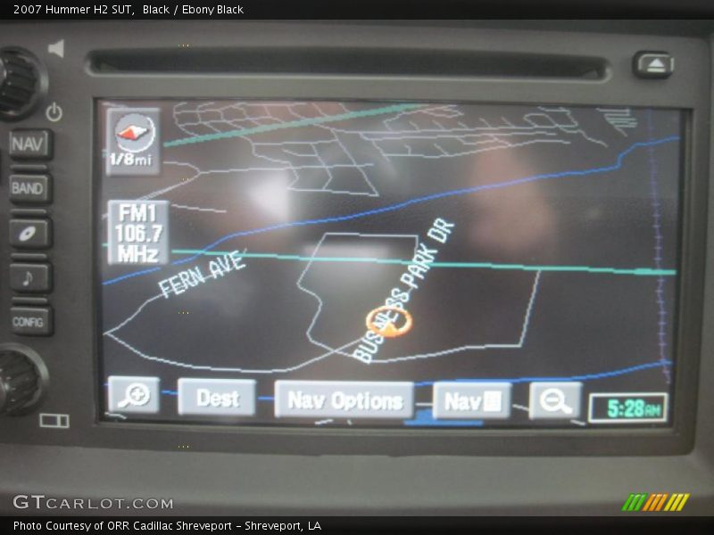 Navigation of 2007 H2 SUT