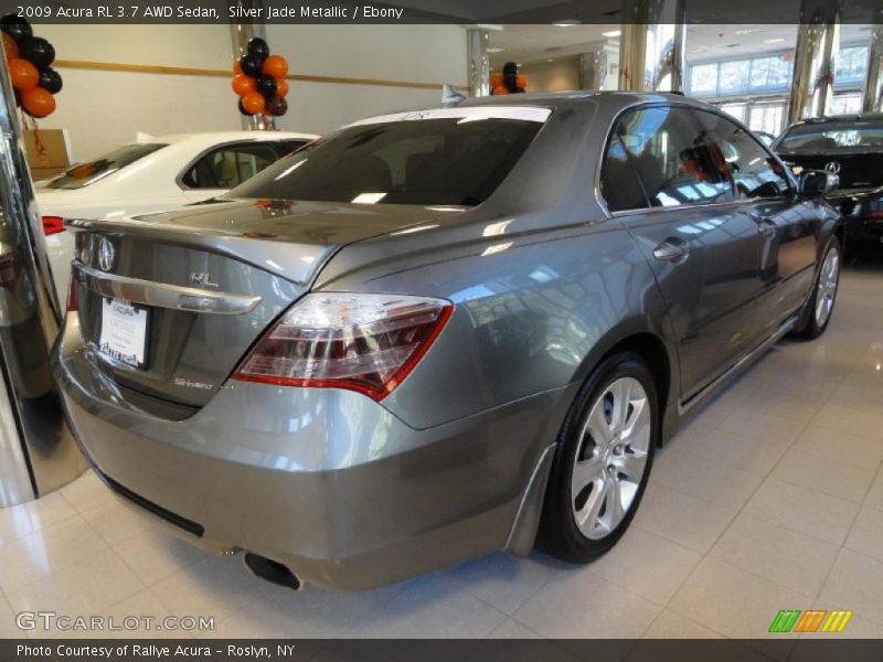 Silver Jade Metallic / Ebony 2009 Acura RL 3.7 AWD Sedan