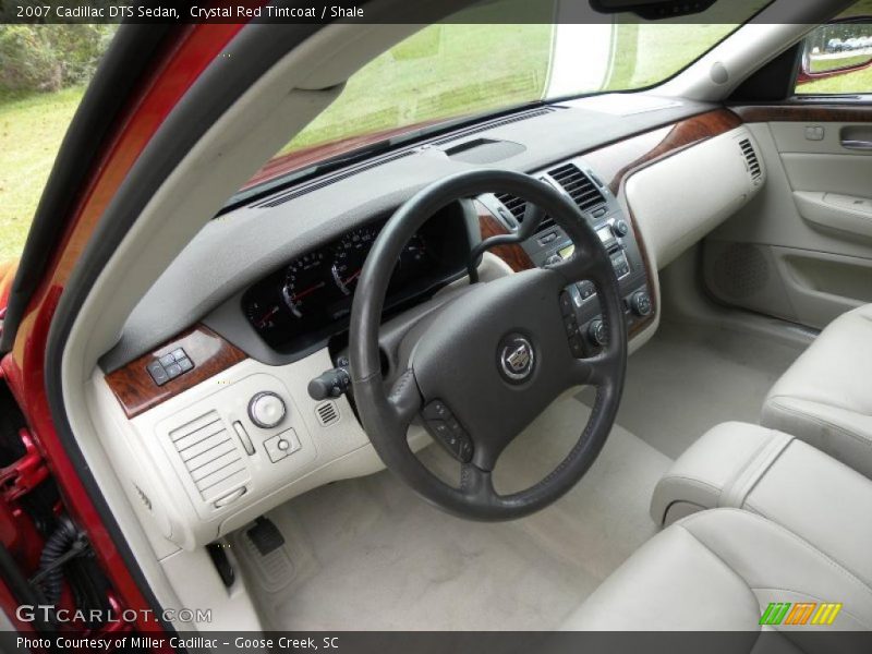 Crystal Red Tintcoat / Shale 2007 Cadillac DTS Sedan