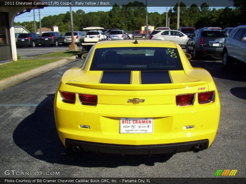 Rally Yellow / Black 2011 Chevrolet Camaro LT/RS Coupe