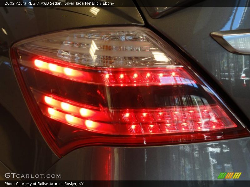 Silver Jade Metallic / Ebony 2009 Acura RL 3.7 AWD Sedan