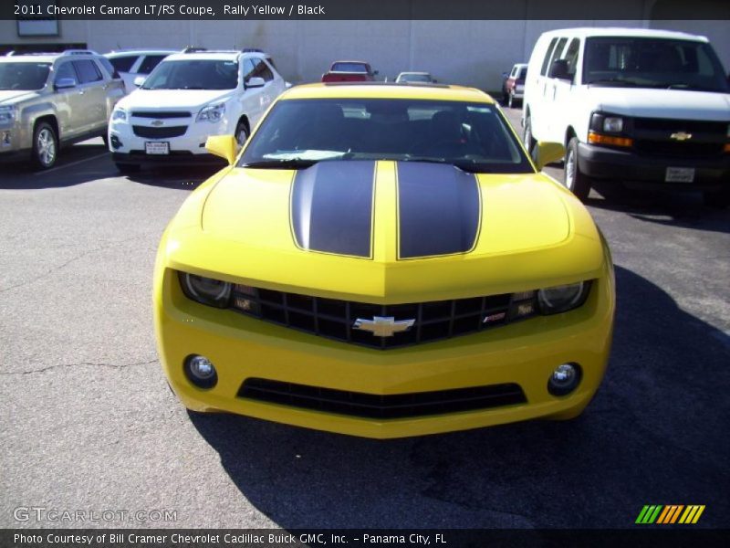 Rally Yellow / Black 2011 Chevrolet Camaro LT/RS Coupe