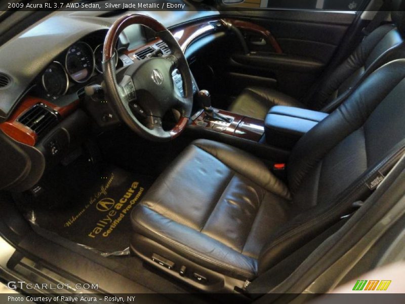 Ebony Interior - 2009 RL 3.7 AWD Sedan 