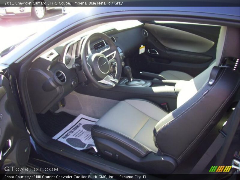 Imperial Blue Metallic / Gray 2011 Chevrolet Camaro LT/RS Coupe
