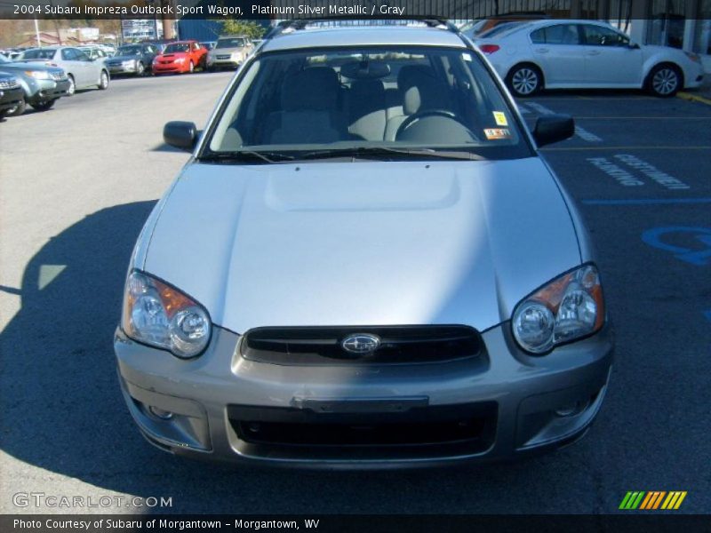 Platinum Silver Metallic / Gray 2004 Subaru Impreza Outback Sport Wagon