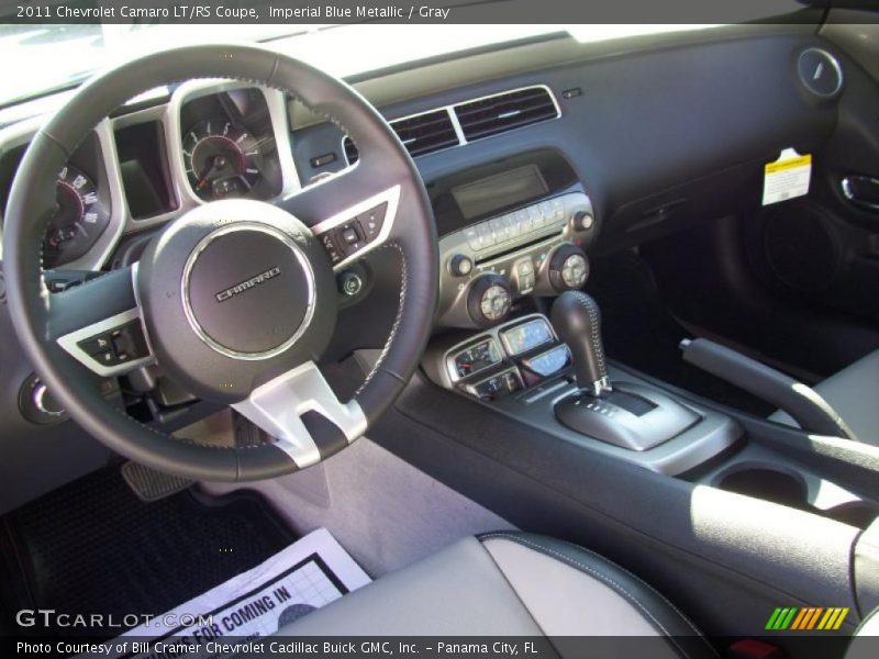Imperial Blue Metallic / Gray 2011 Chevrolet Camaro LT/RS Coupe