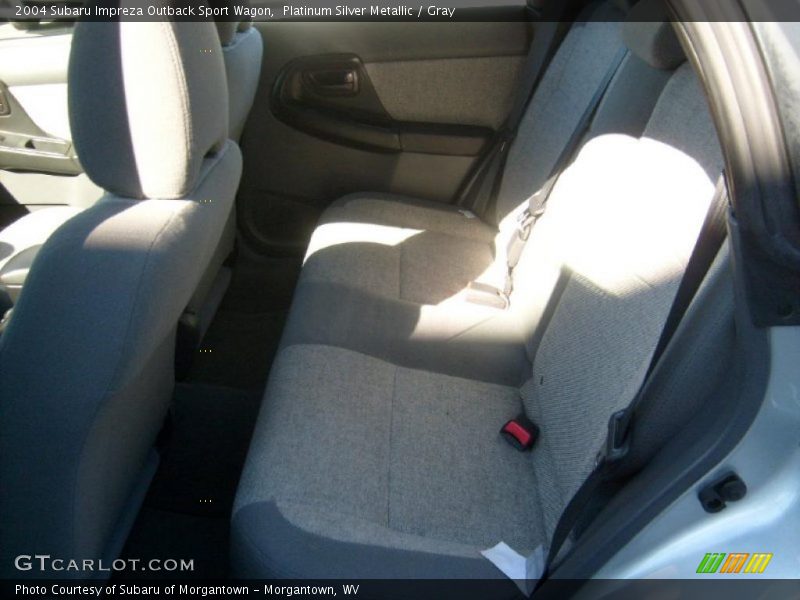 Platinum Silver Metallic / Gray 2004 Subaru Impreza Outback Sport Wagon