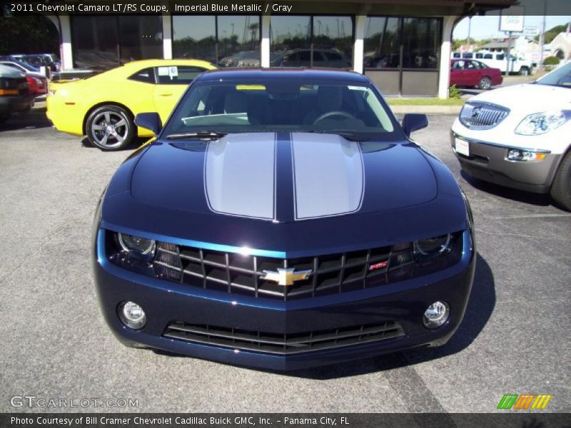 Imperial Blue Metallic / Gray 2011 Chevrolet Camaro LT/RS Coupe