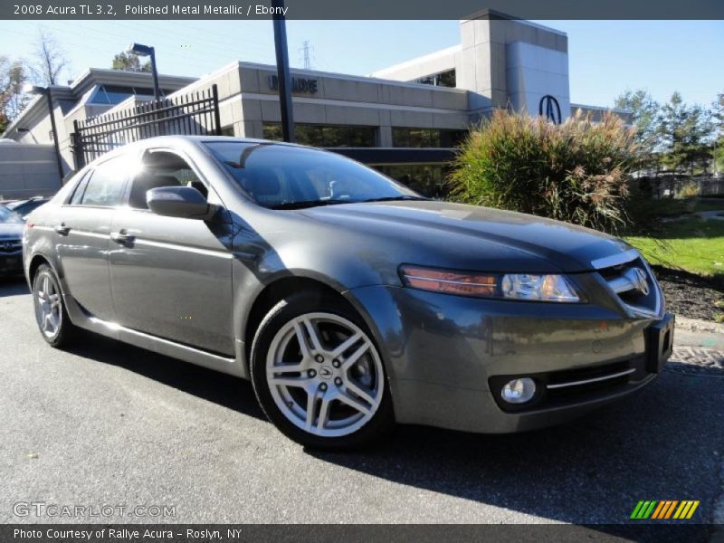 Polished Metal Metallic / Ebony 2008 Acura TL 3.2