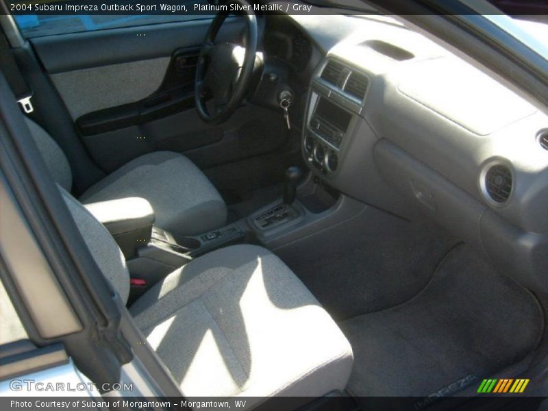Platinum Silver Metallic / Gray 2004 Subaru Impreza Outback Sport Wagon
