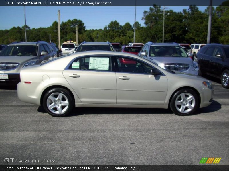 Gold Mist Metallic / Cocoa/Cashmere 2011 Chevrolet Malibu LS