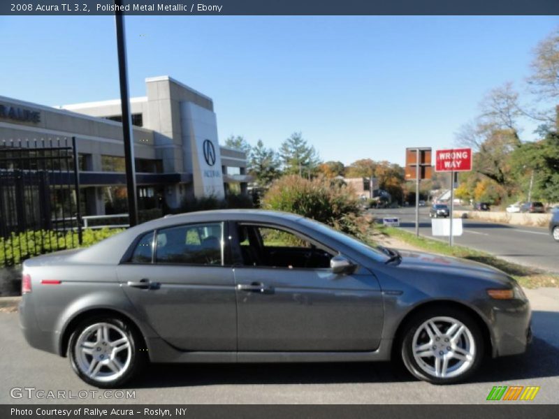 Polished Metal Metallic / Ebony 2008 Acura TL 3.2