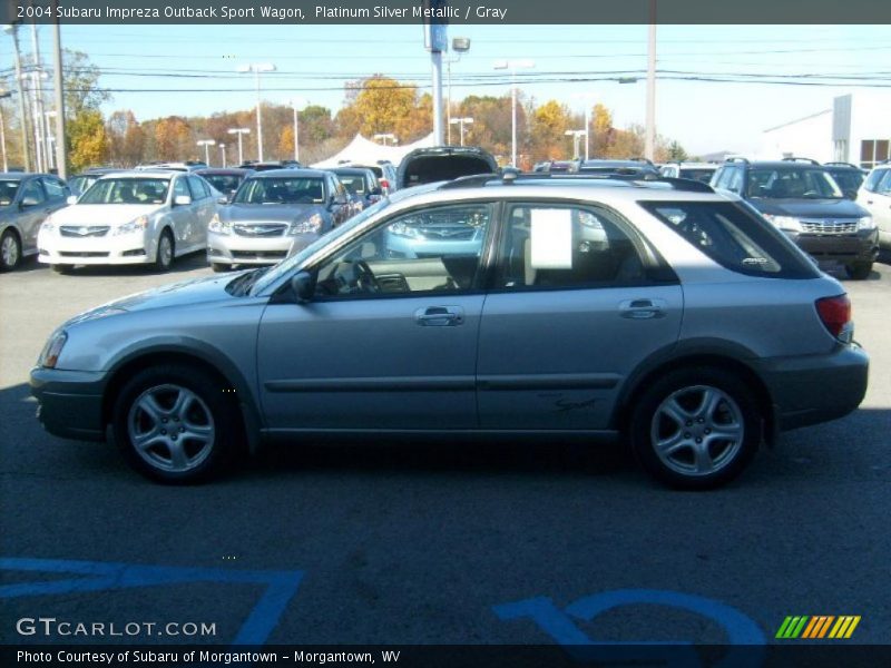 Platinum Silver Metallic / Gray 2004 Subaru Impreza Outback Sport Wagon