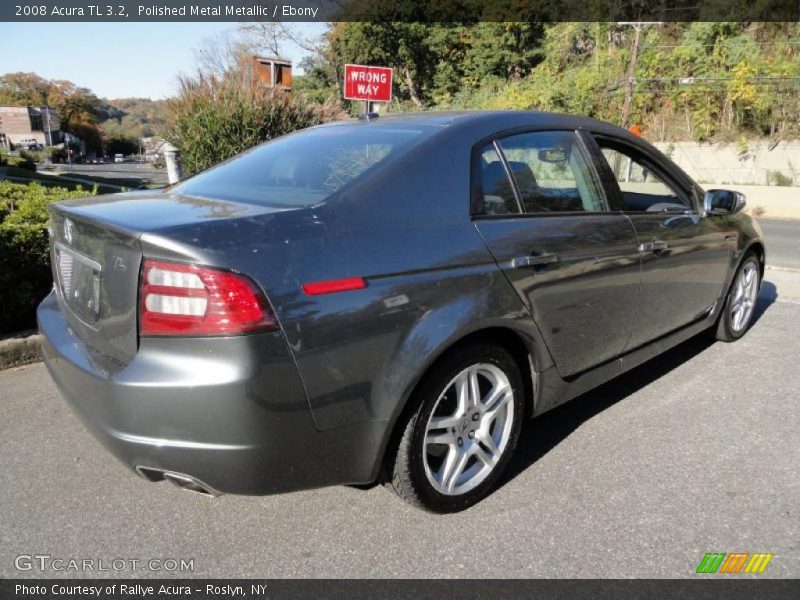 Polished Metal Metallic / Ebony 2008 Acura TL 3.2